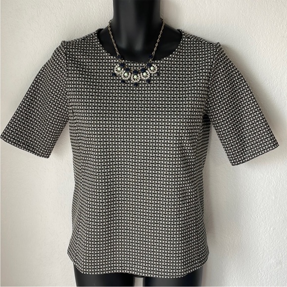 Ann Taylor Basketweave‎ Top - Picture 1 of 5